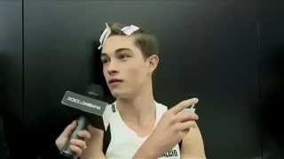 Dolce amp Gabbana One question for Francisco Lachowski [upl. by Anatniuq]