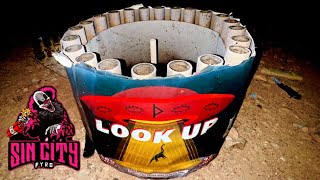 LOOK UP 25 SHOTS GIRANDOLA CAKE x2 🛸🛸👽💥 Beautiful Effects✔️ [upl. by Derby]