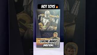 Hot Toys Chrome Mandalorian amp Grogu deluxe version starwars themandalorian hottoys [upl. by Travis]