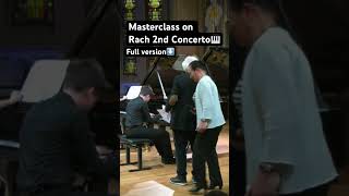 Masterclass on the Rachmaninoff 2nd Concerto🎹 [upl. by Solegnave574]