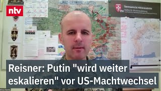 Reisner zu Trumps UkrainePlänen Putin quotwird weiter eskalierenquot vor USMachtwechsel  ntv [upl. by Merrie]