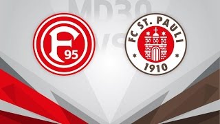 Fortuna Düsseldorf  FC St Pauli  21042017  2 Bundesliga 20162017 [upl. by Brittain]