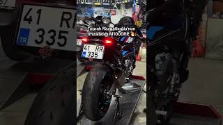 egzozun mükemmel kızarması ve sesi motorbike toprakrazgatlıoğlu motosiklet bmw 1000rr exhaust [upl. by Nnaillij466]