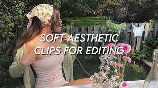 ❝soft aesthetic clips for editingquot❞ ᨓ [upl. by Oiratno]