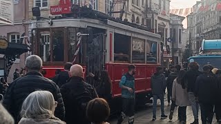 istanbul taksim Beyoğlu İstiklal yılbaşı 20232024 [upl. by Ablem]