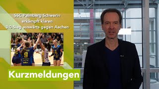 VolleyballBundesliga  30 Sieg für SSC Palmberg Schwerin [upl. by Atnauqal]