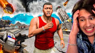 TODOS OS DESASTRES NATURAIS NO GTA 5 Terremoto Furacão Tsunami Meteoro Neve Poeira [upl. by Mcroberts]