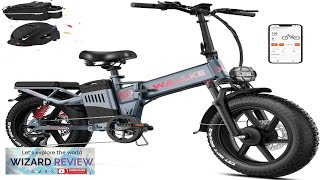 W Wallke Folding Electric Bike for Adults 2000W Dual Motor 48V 40Ah60Ah82Ah Review [upl. by Otrebire]