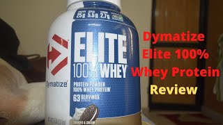 Dymatize Elite 100 Whey Protein Review  Concentrate Protein  Best Protein [upl. by Nole]