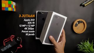 Uda 3 Jutaan Aja Nih Unboxing iPhone 7 Plus di Tahun 2022 [upl. by Elidad159]