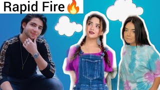 Issa Hawk FLIRTS w Areeka Haq amp Romaisa Khan RAPID FIRE Interview [upl. by Jolene]