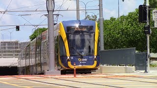 Glink Gold Coast Light Rail Broadbeach South ⇒ Helensvale Drivers View [upl. by Noah]