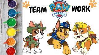 Paw Patrol the Movie  Paw Patrol Club  art drawing pawpatrol cartoon viralvideo [upl. by Ynnel]