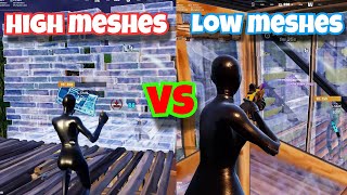 RYZEN 5 3600  GTX 1660Ti  Fortnite Performance Mode LOW vs HIGH MESH 1440P 32gb ram [upl. by Eiryk]