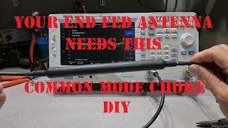 Building a 11 common mode coax feedline choke Ham Radio DIY Save money do it yourself [upl. by Lledroc]