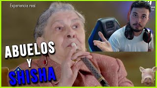 ABUELOS PRUEBAN SHISHA Y COMIDA MODERNA😂REACCIONANDO AL HORMIGUERO EXPERIMENTO SOCIAL [upl. by Nivlac]