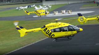 ADAC Rettungshubschrauber Impressionen Flugplatz Bonn Hangelar FULL HD [upl. by Candless]