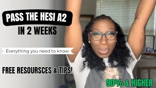 PASSING THE HESI A2 EXAM  90 OR HIGHER  FREE HESI A2 RESOURCES amp TIPS [upl. by Illoh]