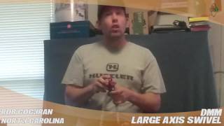 DMM Large Axis Swivel  TreeStuffcom Customer Rob Cochran Review In The Field [upl. by Conchita861]