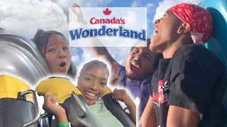 CRAZY DAY AT CANADAS WONDERLAND  FAMILY THEME PARK VLOG [upl. by Ambrogino35]