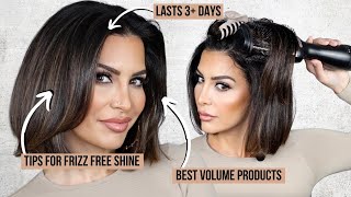 How to use A Blow Dryer Brush for that PERFECT Blowout [upl. by Idarb]