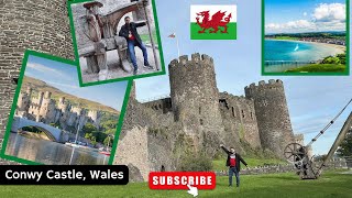 Visiting Wales most Beautiful Attraction Conwy Castle [upl. by Ramhaj11]