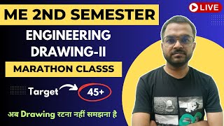 Engineering Drawing 2nd मैराथन PolytechnicPathshala [upl. by Unhsiv]