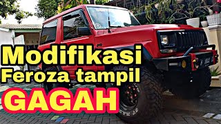 Review Daihatsu Feroza modifikasi simpel tapi terlihat GAGAH [upl. by Piegari444]