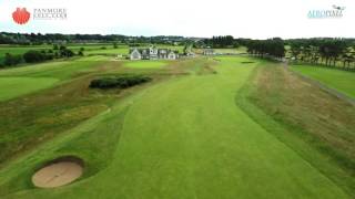 Panmure Golf Club  Hole  18  Flyover [upl. by Ayisan591]