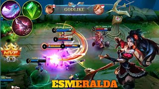 ESMERALDA BEST BUILD 2024  Ektoplayz mobilelegends 5vs5 mlbb ml esmeralda [upl. by Ahtamas]