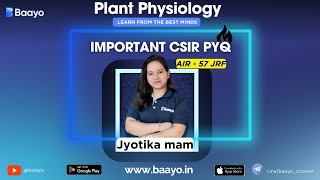 CSIR NET PYQs  Plant hormones  Plant physiology [upl. by Lotta507]