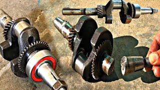 How Genius Guy Reassembled A Broken Generator Engine Crankshaft [upl. by Macknair]