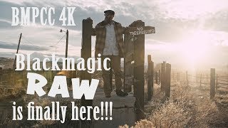 Blackmagic Pocket Cinema Camera 4k RAW Footage  BRAW in 62 Update [upl. by Acissey]