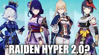 Introducing quotTHE HYPER CARRY RAIDEN 20quot Furina New Meta [upl. by Eelnodnarb]