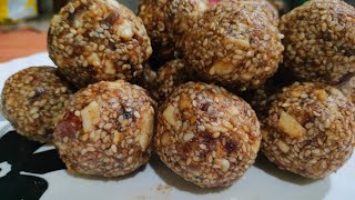 how to make fabulous til ka laddoo at home  cook with malati [upl. by Lawley]