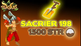 DofusMinha Build Sacrier LVL 198 1500 STR FULL DAMAGE [upl. by Ssitruc]