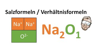 Salzformeln  Verhältnisformeln aufstellen  Chemie Endlich Verstehen [upl. by Cudlip]