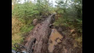 N3 Cambusbarron Pipe dream into Quick Thrills New trail ⚠️ 📢 very very wet [upl. by Valer472]