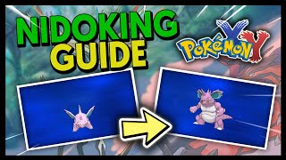 HOW TO EVOLVE NIDORINO INTO NIDOKING ON POKEMON X AND Y [upl. by Nabroc82]