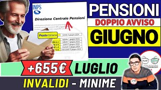 PENSIONI ➜ RITIRO GIUGNO  ESEMPI DOPPIO BONUS LUGLIO 2024 📈 TABELLA IMPORTI QUATTORDICESIMA 2024 [upl. by Annil921]