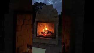 outdoorfireplace Outdoor Fireplace homedepot DIY [upl. by Laurentium]