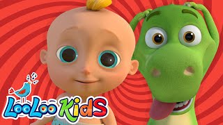 Zigaloo Dance  ABC Song 🦕 Childrens BEST Melodies by LooLoo Kids [upl. by Amathist]