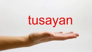 How to Pronounce tusayan  American English [upl. by Reckford663]