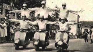 vespa amp lambretta memories with retro style blues music [upl. by Dulcy]