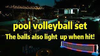 Epic Pool Volleyball Set with LED  New Interactivity and Entertainment  Next Level Fun [upl. by Ayt]