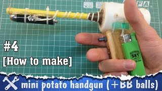 DIY gun pistol mini spud gun [upl. by Yedoc895]