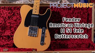 Fender American Vintage II 51 Tele Butterscotch Blonde [upl. by Leivad]