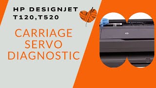 How to Carriage servo Diagnostic  HP DesignJet T120 T520 [upl. by Cecilius678]