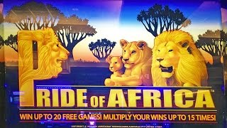 Pride of Africa classic slot machine DBG [upl. by Lehsreh]