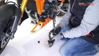 Tutorial Crash bobbins Puig Yamaha MT09 [upl. by Omero]